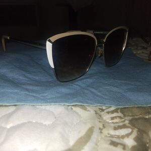 Chic Black and White Sunglasses